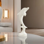 Dolphin on Wave Statue