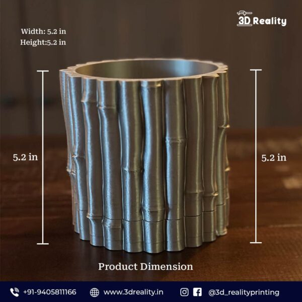 Bamboo Pattern Planter - Image 5