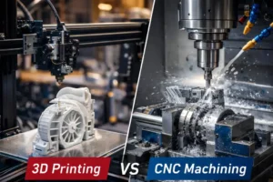 3D Printing vs CNC Machining