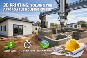 3D printing for affordable housing