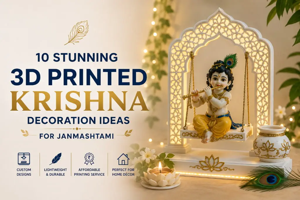 3D Printed Krishna Decoration